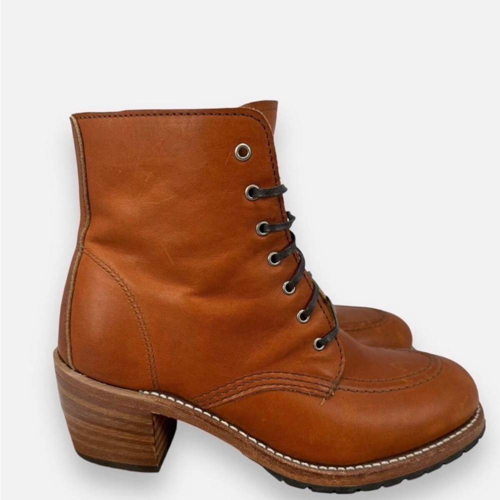Red Wing Tan Ankle Boots